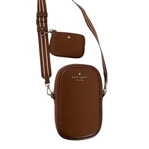 Kate Spade Tan Rosie Crossbody Bag with Pouch- New without tag